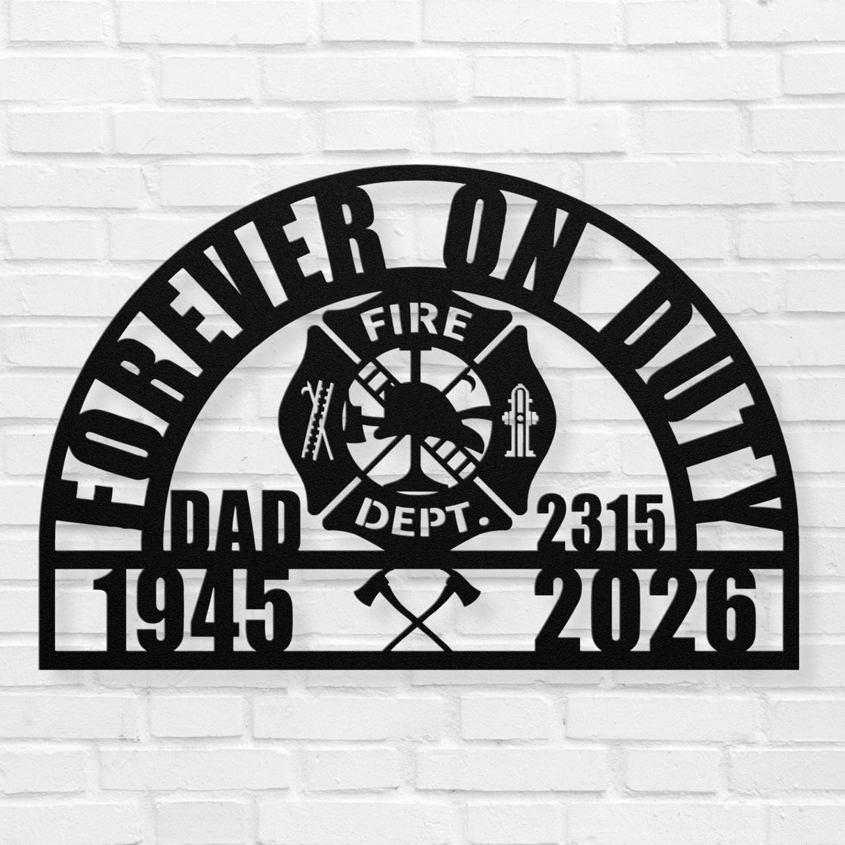 Firefighter Memorial Remembrance Gift