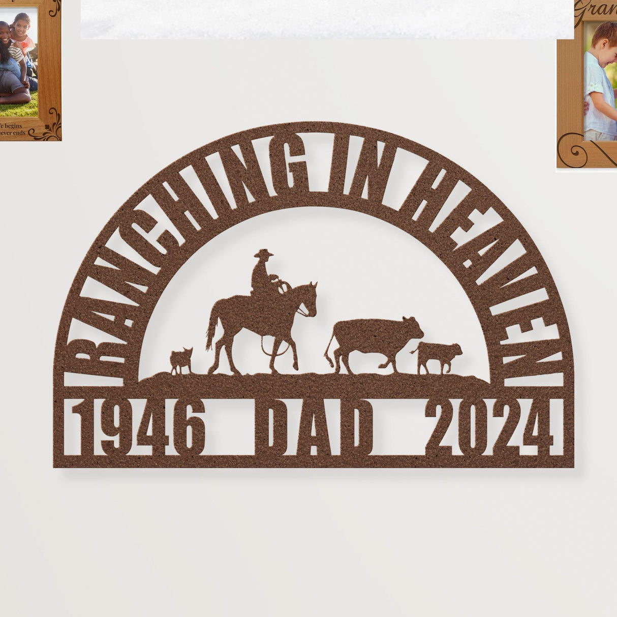 Cattle Farmer Rancher Memorial Gift for Men