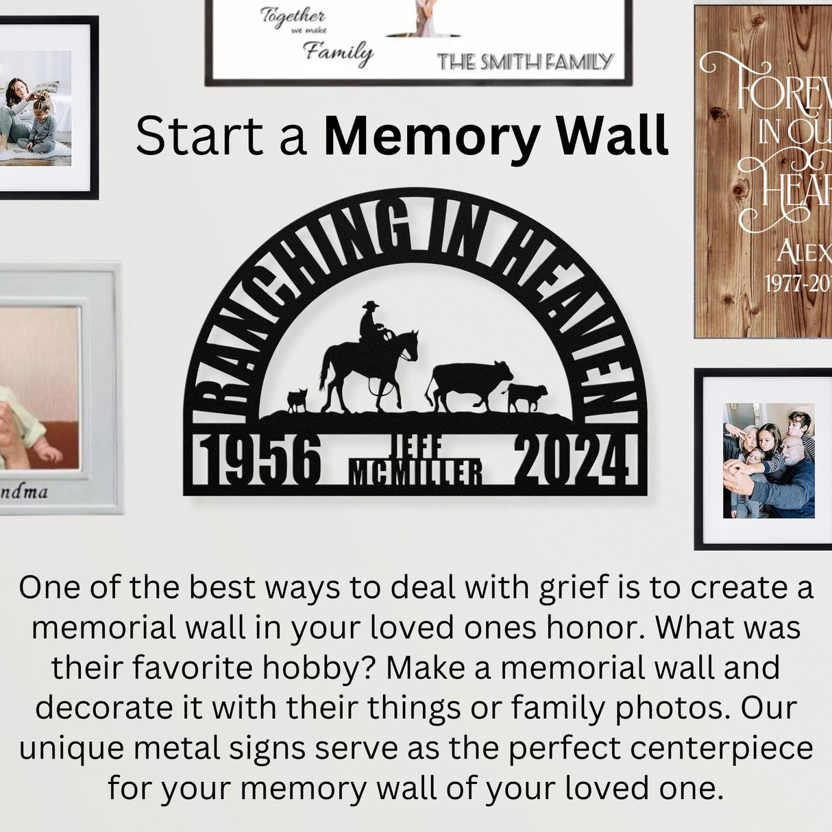 Cattle Farmer Rancher Memorial Gift for Men