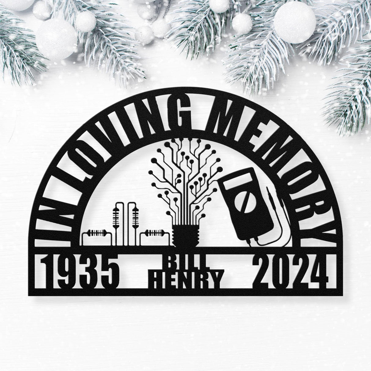 Electrical Engineer Memorial Gift for Coworker Loss