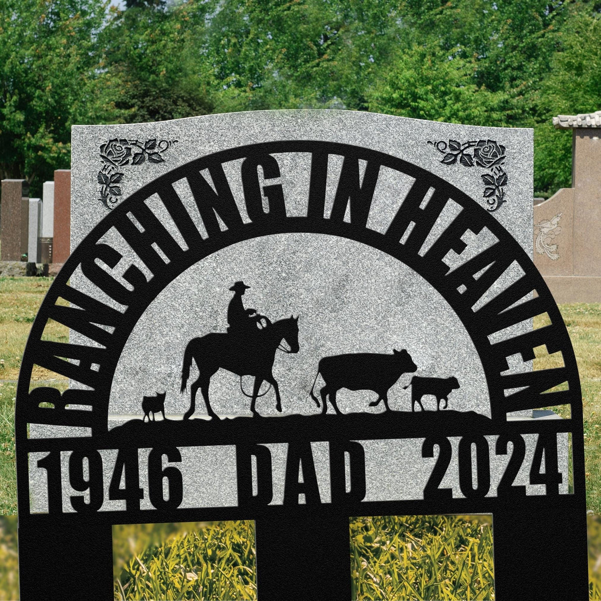 Cattle Farmer Rancher Memorial Gift for Men