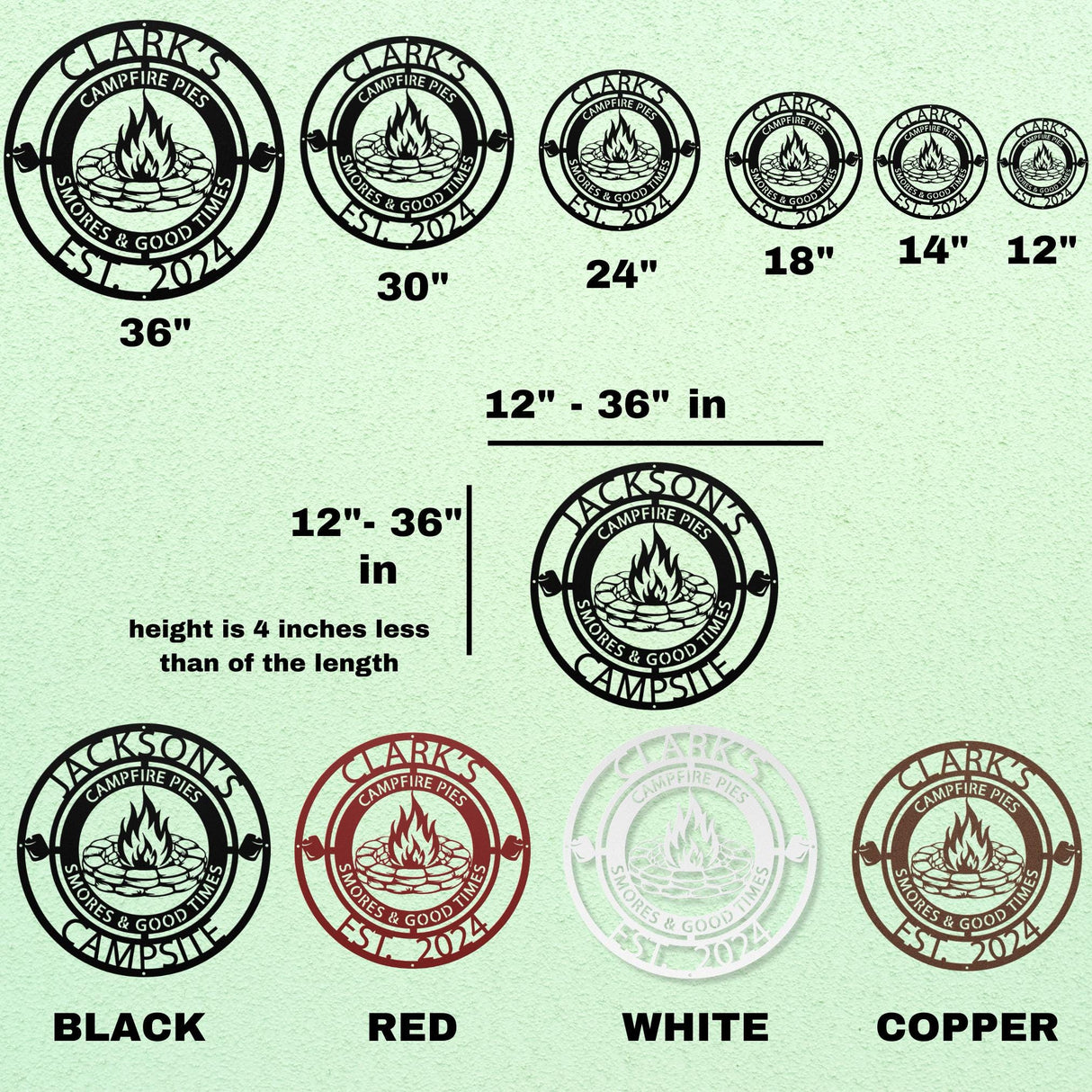 Camp More Worry Less Sign for Family Campsite Personalized Last Name Large Outdoor Camping Decor Log Cabin Camping Gifts