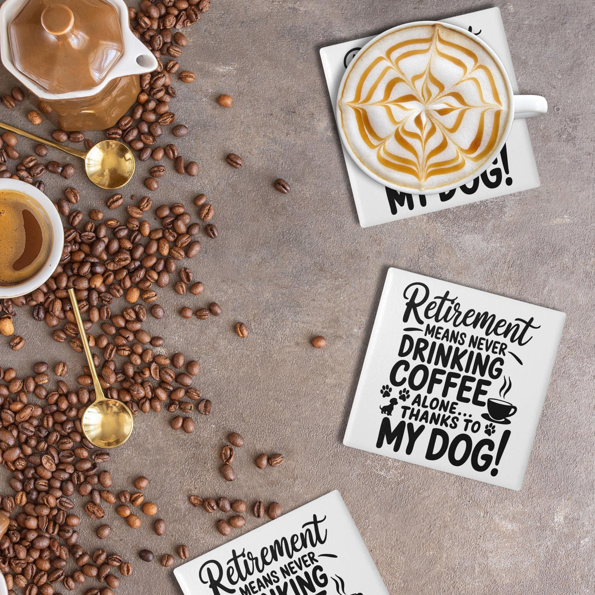 Non Slip Coasters for Coffee Table Drinks