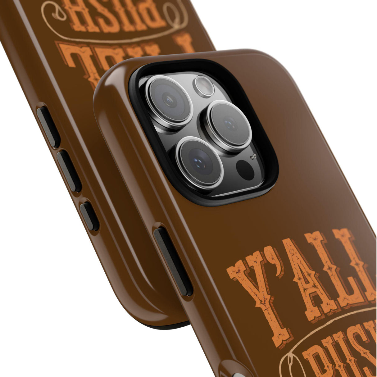 Iphone 16 Case Brown Western Cowgirl Design Funny Meme Iphone Rustic Dark Brown Iphone Case 8 X 10 11 12 Pro Max 13 14 15