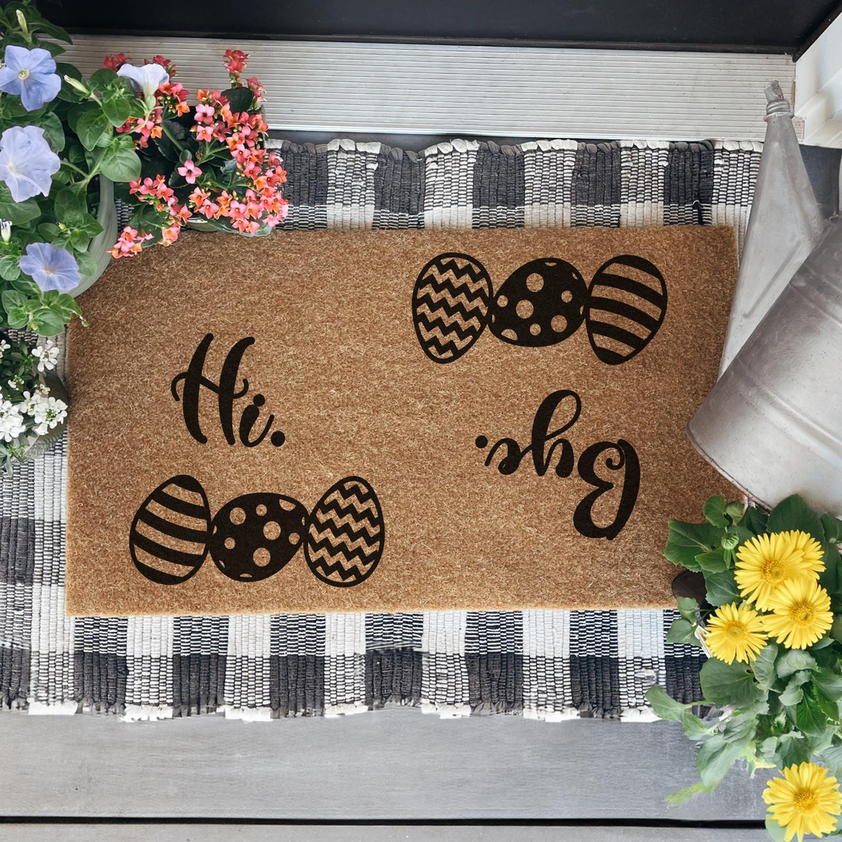 Spring Holiday Coir Doormat Home Decor