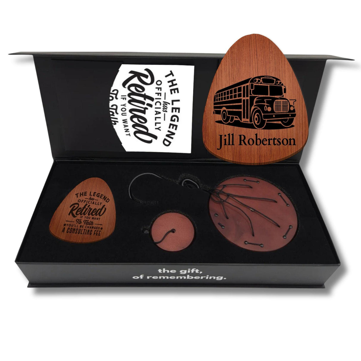 Personalized Bus Driver Retirement Gift | Enjoy Your Retirement School Bus Driver Chimes Retirement 2025