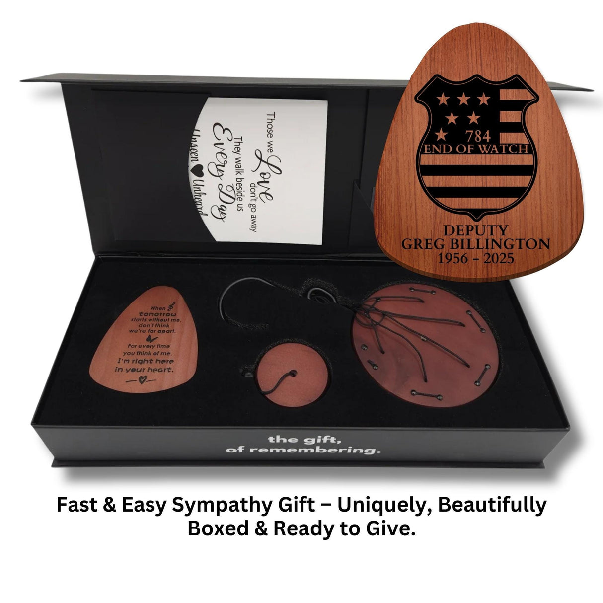 Police Badge End of Watch Blue Line Fallen Officer