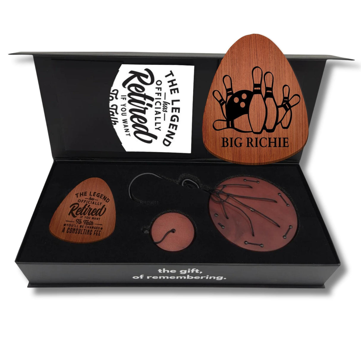 Bowling Retirement Gift Personalized Enjoy Your Retirement Coworker Dad Chimes Retirement 2025