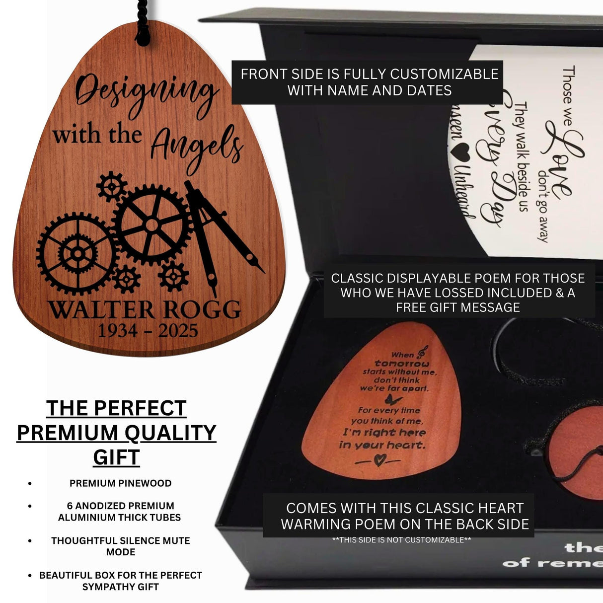 Memory Gift for Him Custom Dad Sympathy Loss of Father