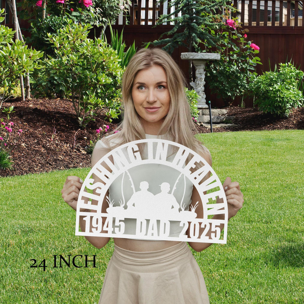 Fishing Memorial Gifts for Loss of Fathers Day Fishermen Sympathy Gift Best Friend Tribute Fishing in Heaven Husband Grief Gift