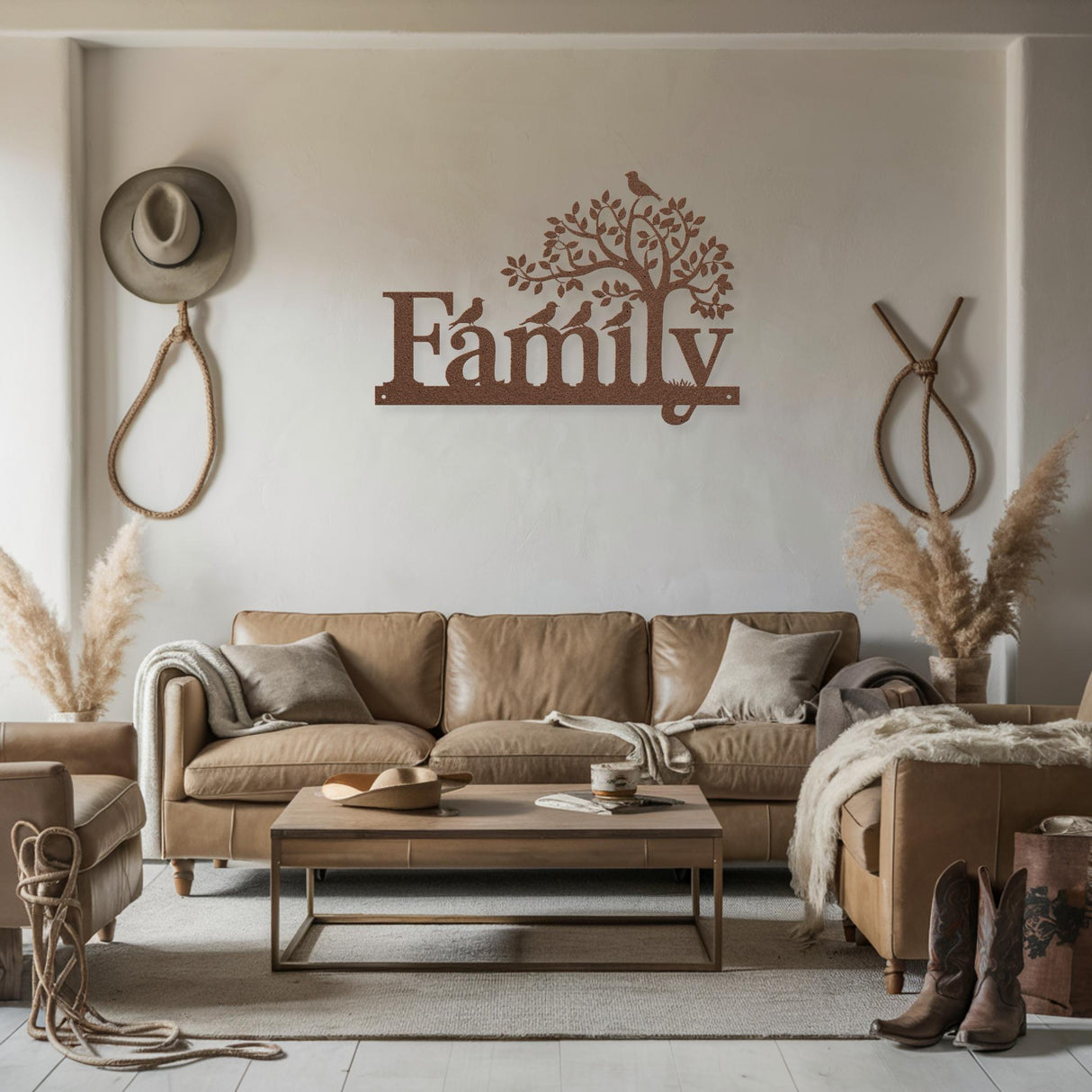 Family Of Life Bird Hanging Wall House Warming Gift