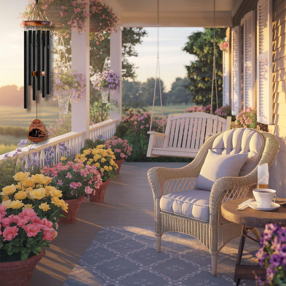 Truck Driver Retirement Gift Personalized Wind Chimes Father in Law Road Truck Driver Retirement Gift Retirement Mens 2025 Coworker Retiring