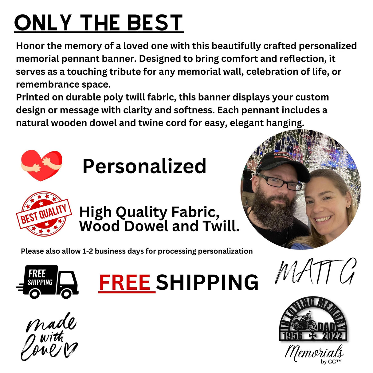 Truck Memorial for Men Remembrance Classic 48 Chevy Truck Personalized Banner Classic Chevrolet Pennant Home Decor Hanging Wall Art Tribute