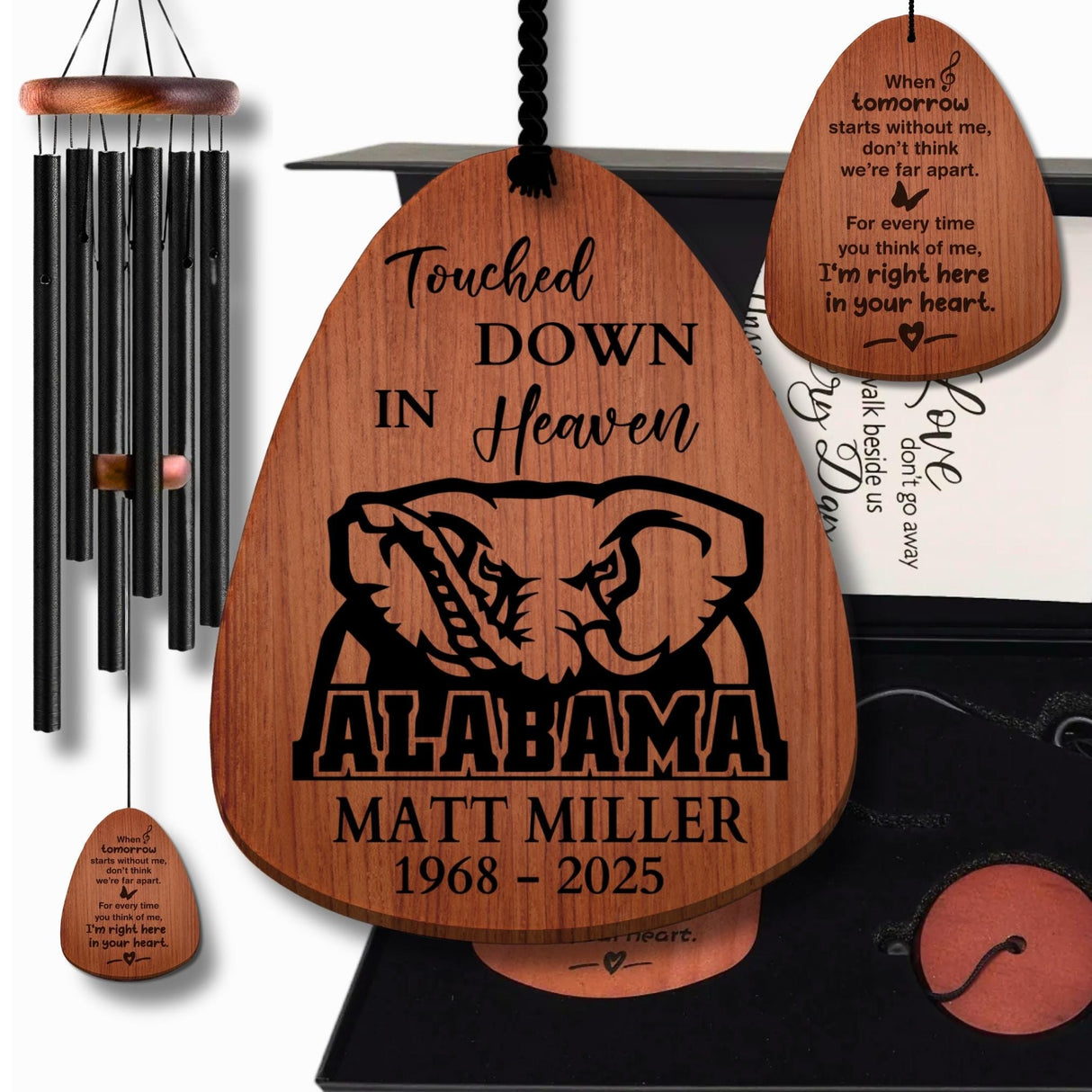 Alabama Football Memorial Wind Chimes