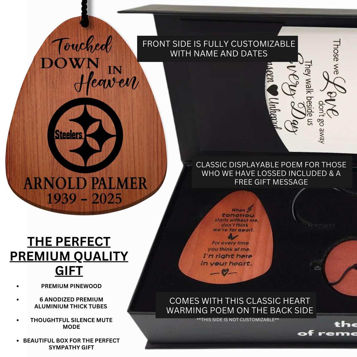 Yinzer Sports Fans Sympathy Chimes Gift Box