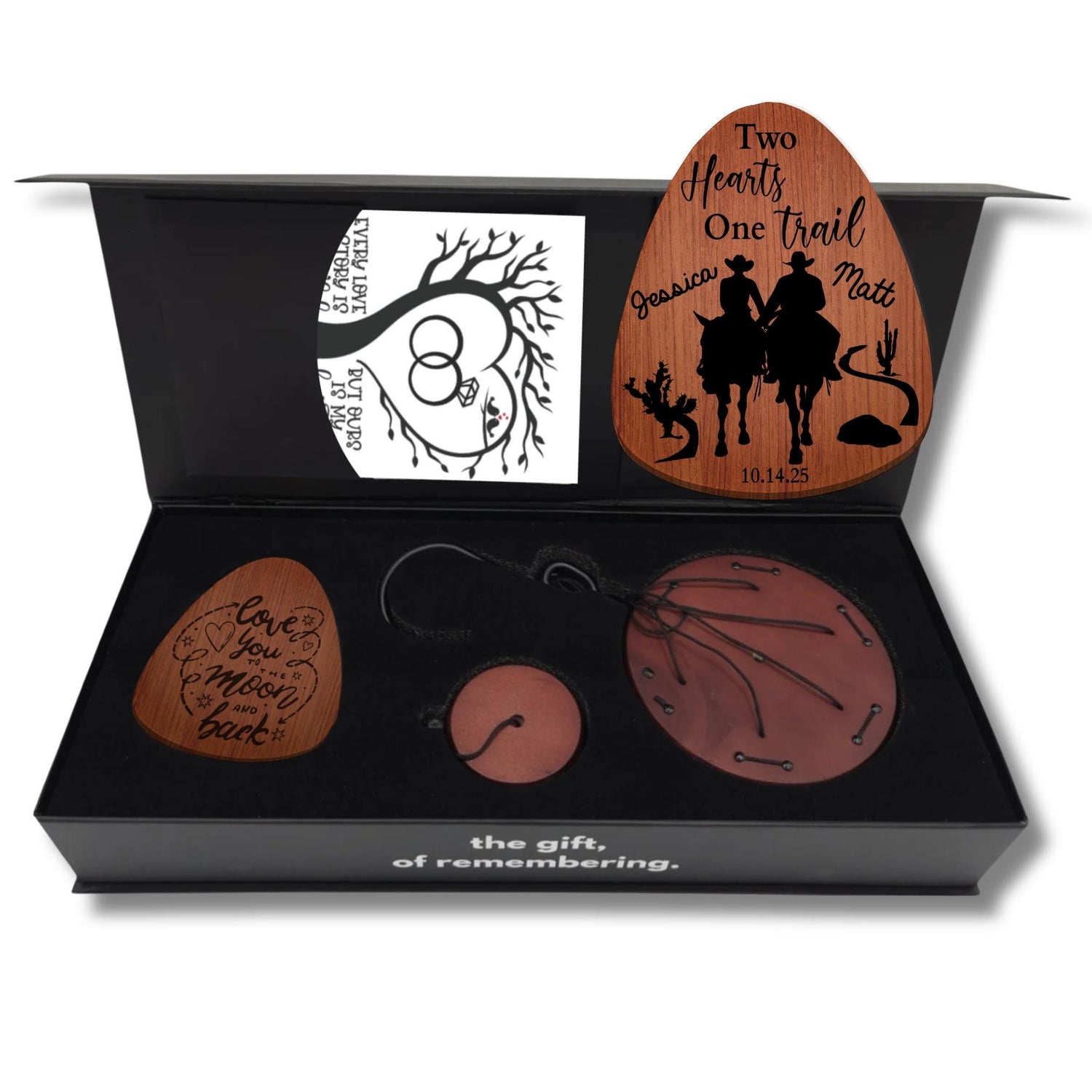 Cowboy Cowgirl Newlywed Married Milestone Home Decor Wind Chimes