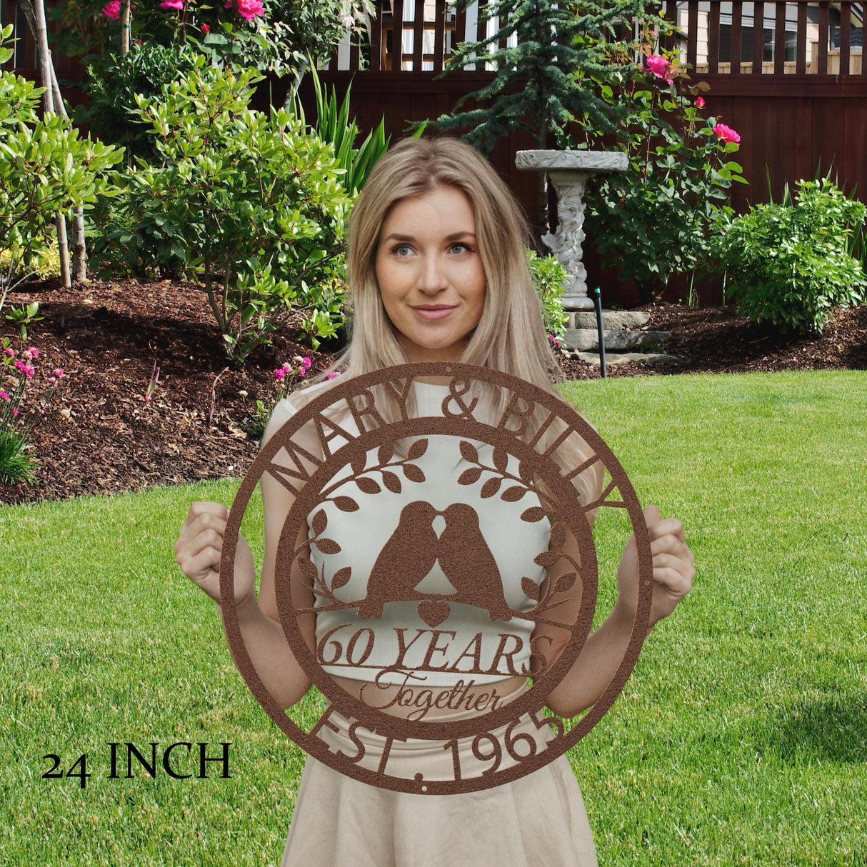 Diamond Anniversary 60 Year Anniversary Sign