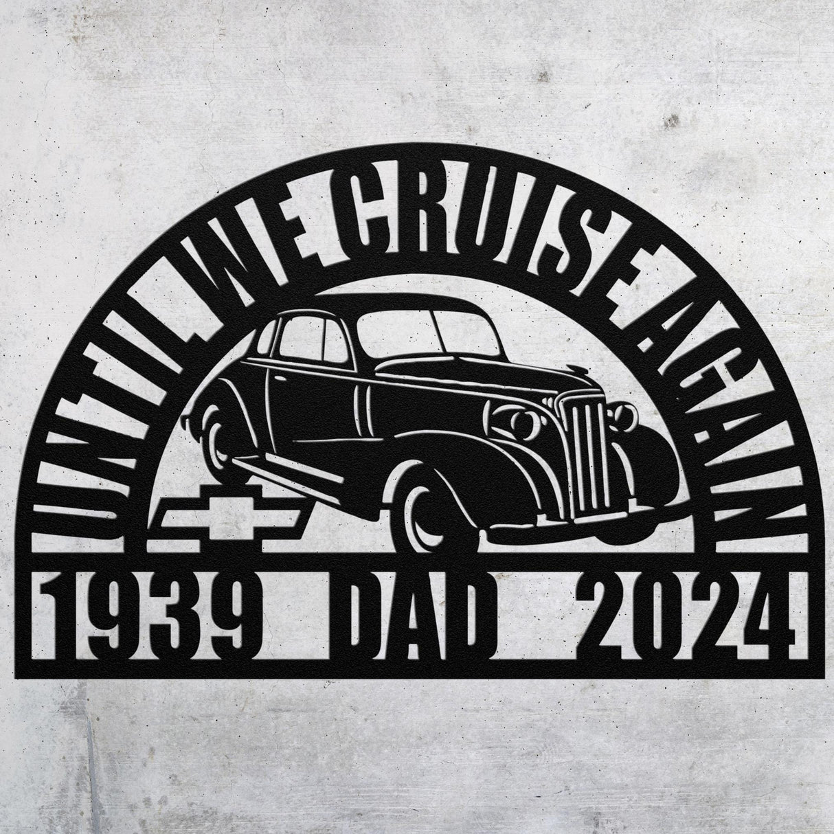 Classic Chevy Coupe Car Memorial Gift for Dad