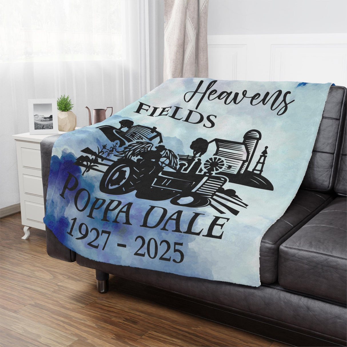 Living Room Blanket Loss of Grandfather