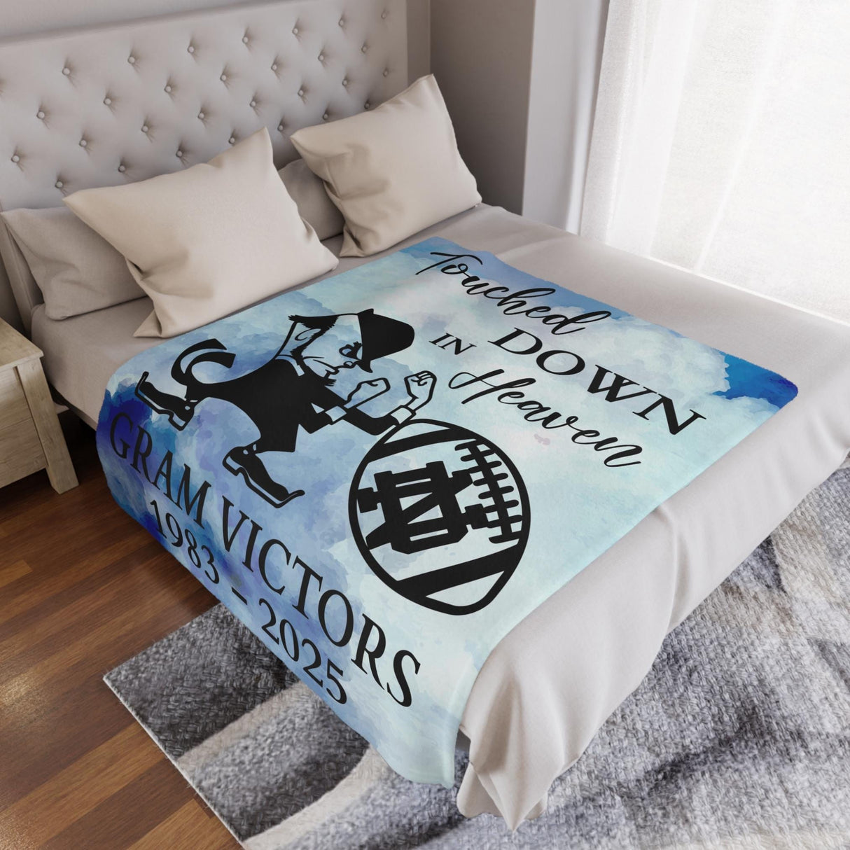 Condolence Fighting Irish Throw Couch Blanket