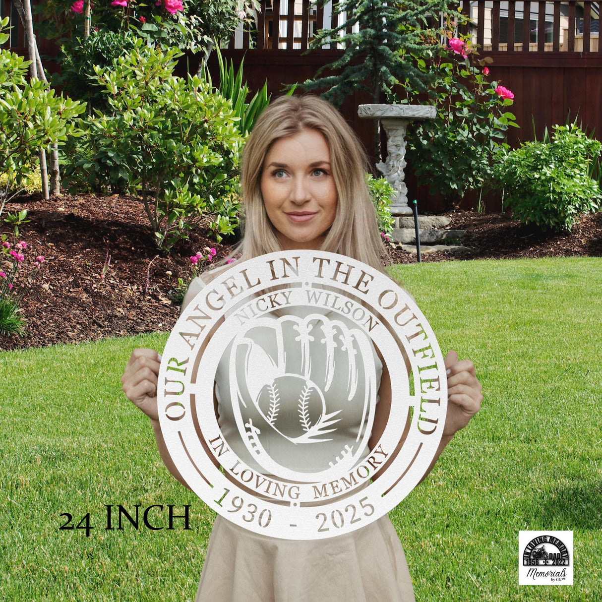 Son Loss Sports Fan Gift Dad Remembrance Sign