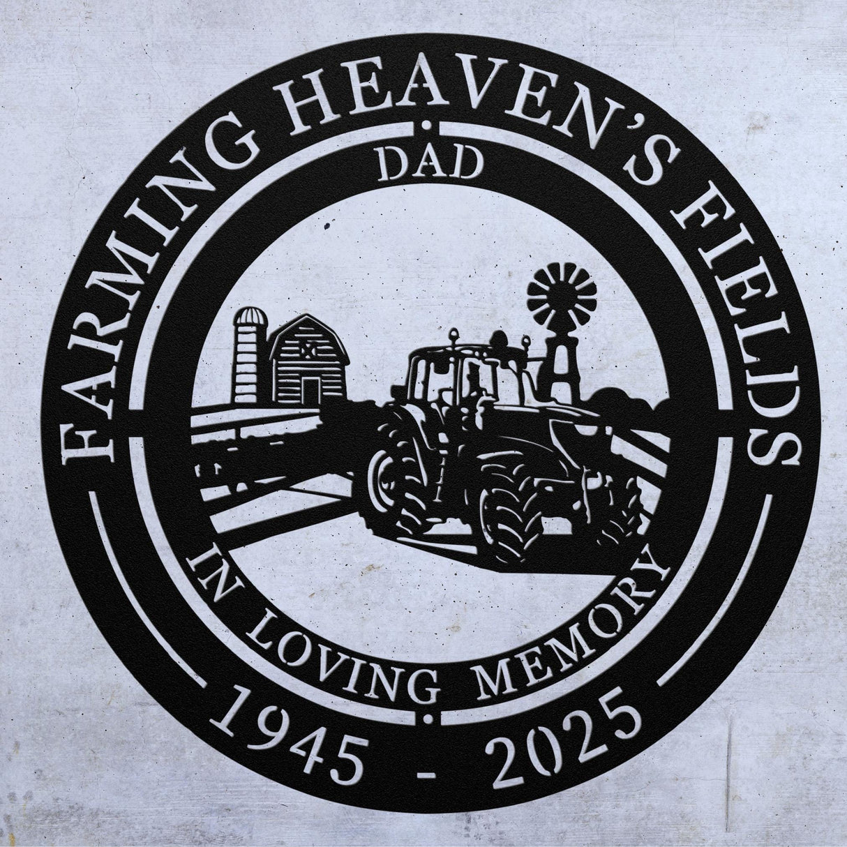 Beloved Farmer Sympathy Memorial Gift Personalized Sign For The Loss Of Your Loved One Farming Tribute Custom Wall Plaque