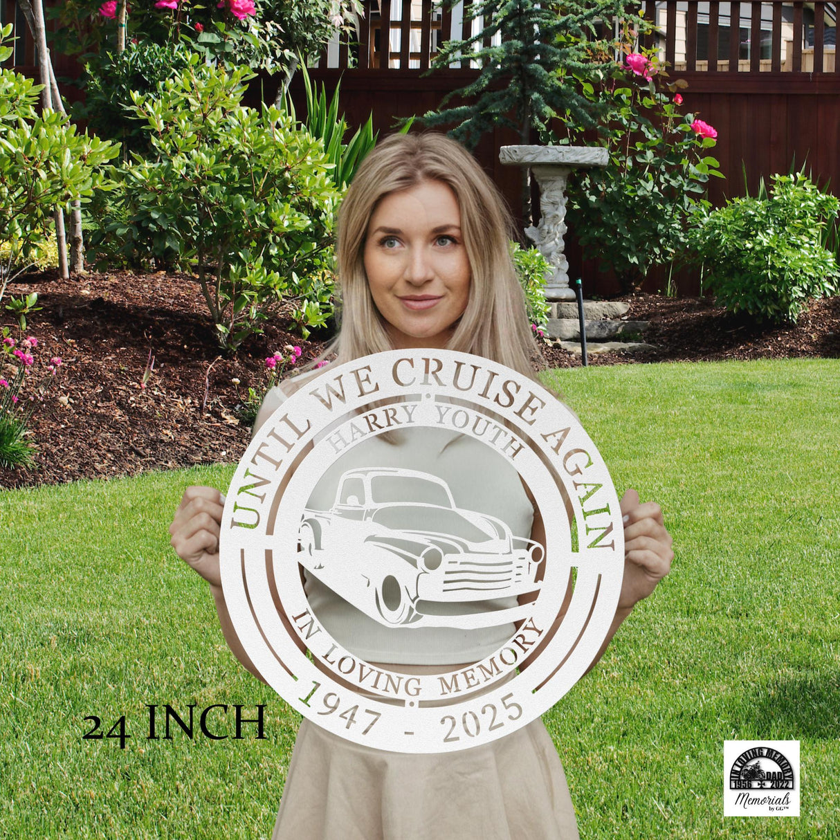 Chevy Truck Memorial Lost Loved One Gift Until We Cruise Again Honoring Loved One Personalized Loss Best Friend Dad Tribute Hanging Wall Art