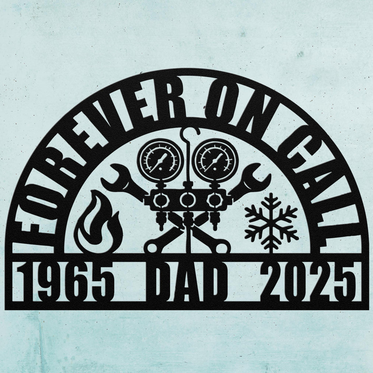 Personalized HVAC Technician Memorial