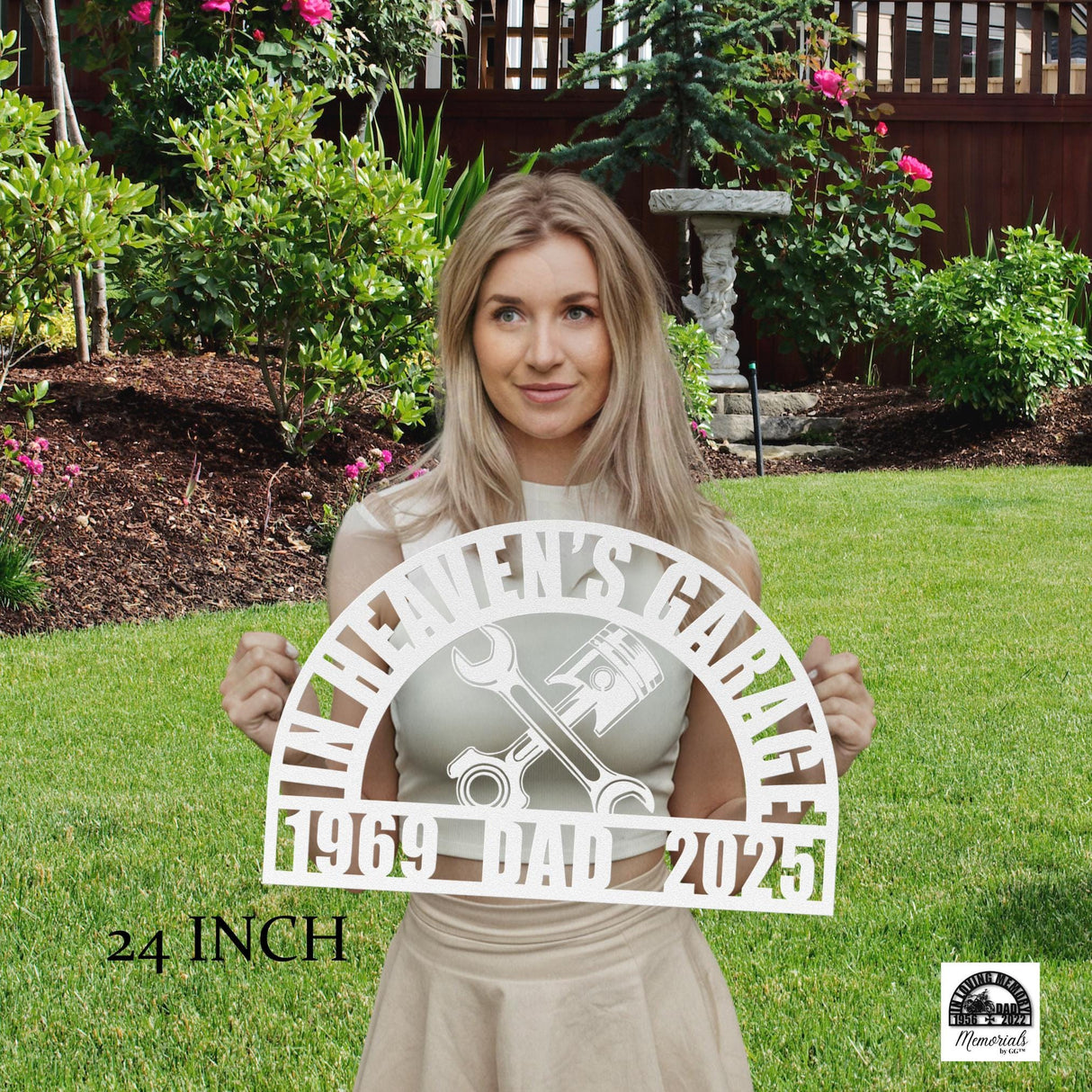 Metal Sign Husband Custom Grave Decorations Sorry for Your Loss