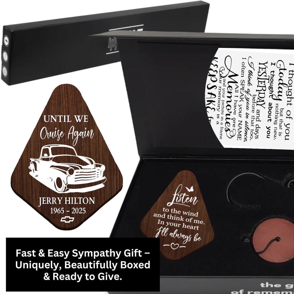 Remembrance Personalized Classic Chevrolet Outdoor Garden Decor