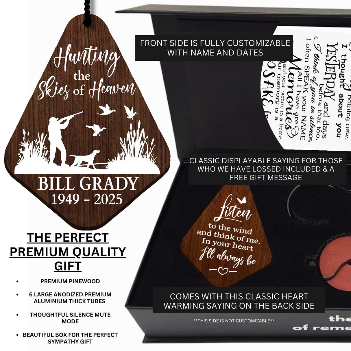 Dad In Heaven Outdoorsmen Bird Hunting