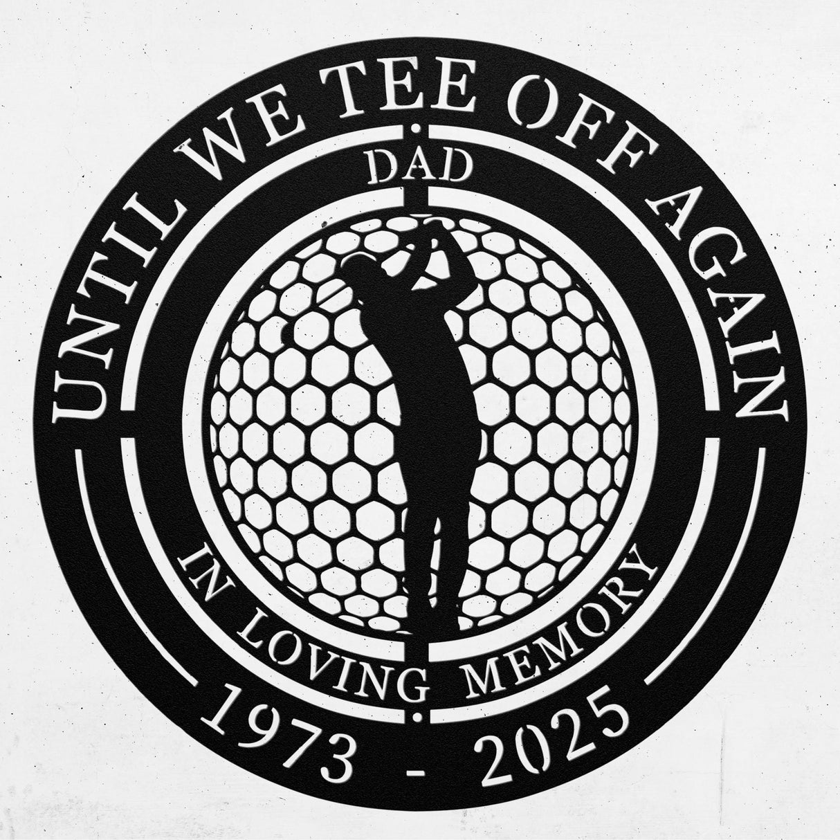 Golf Memorial Gift for Men