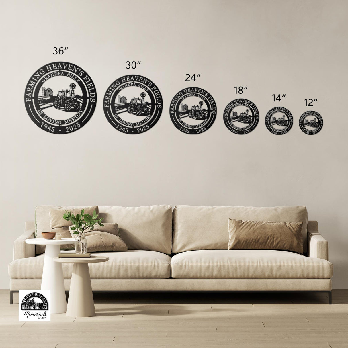 Beloved Farmer Sympathy Memorial Gift Personalized Sign For The Loss Of Your Loved One Farming Tribute Custom Wall Plaque