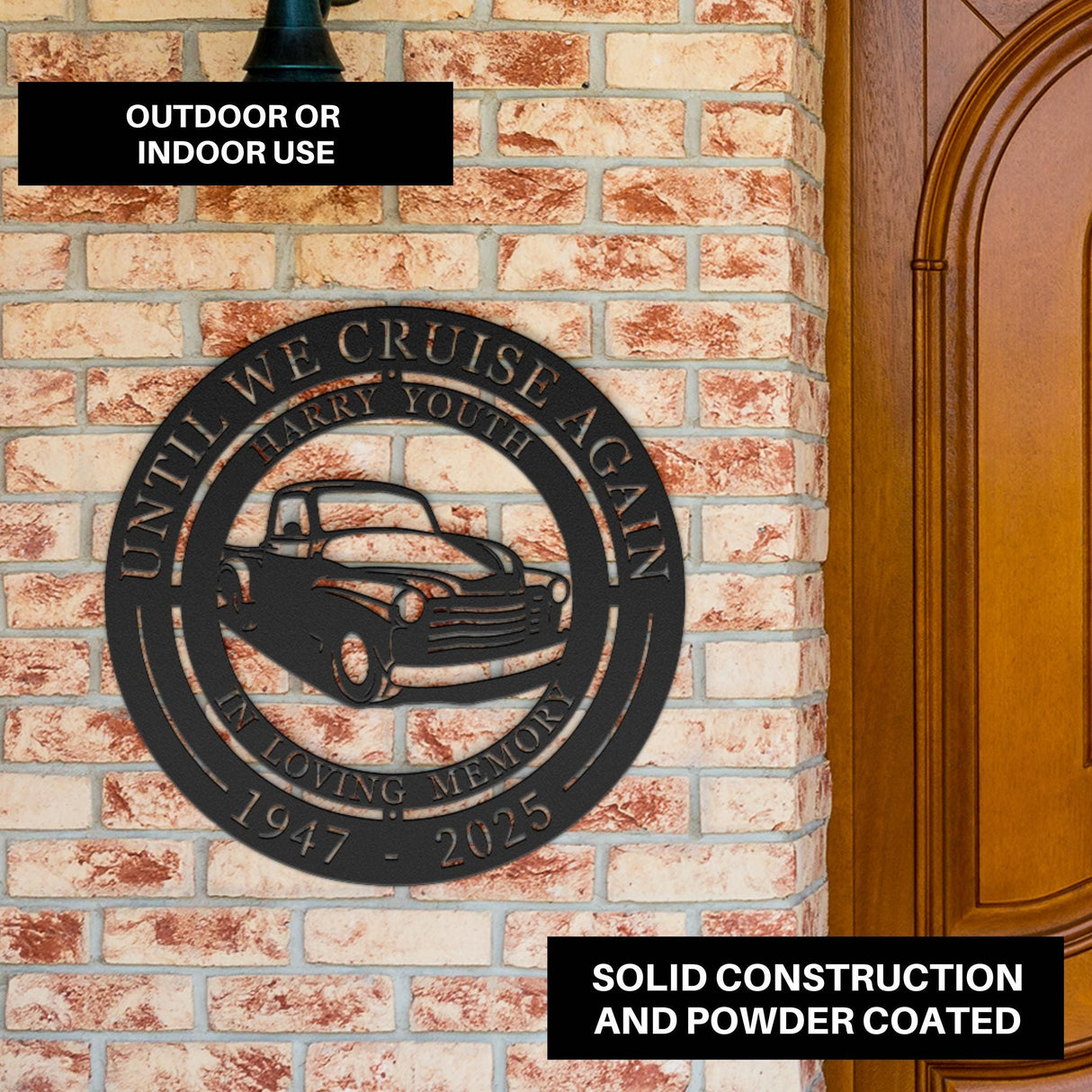 Chevy Truck Memorial Lost Loved One Gift Until We Cruise Again Honoring Loved One Personalized Loss Best Friend Dad Tribute Hanging Wall Art