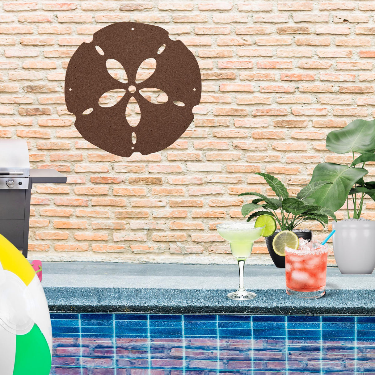 Weatherproof Nautical Porch Art Tropical Beach Outdoor Decorations