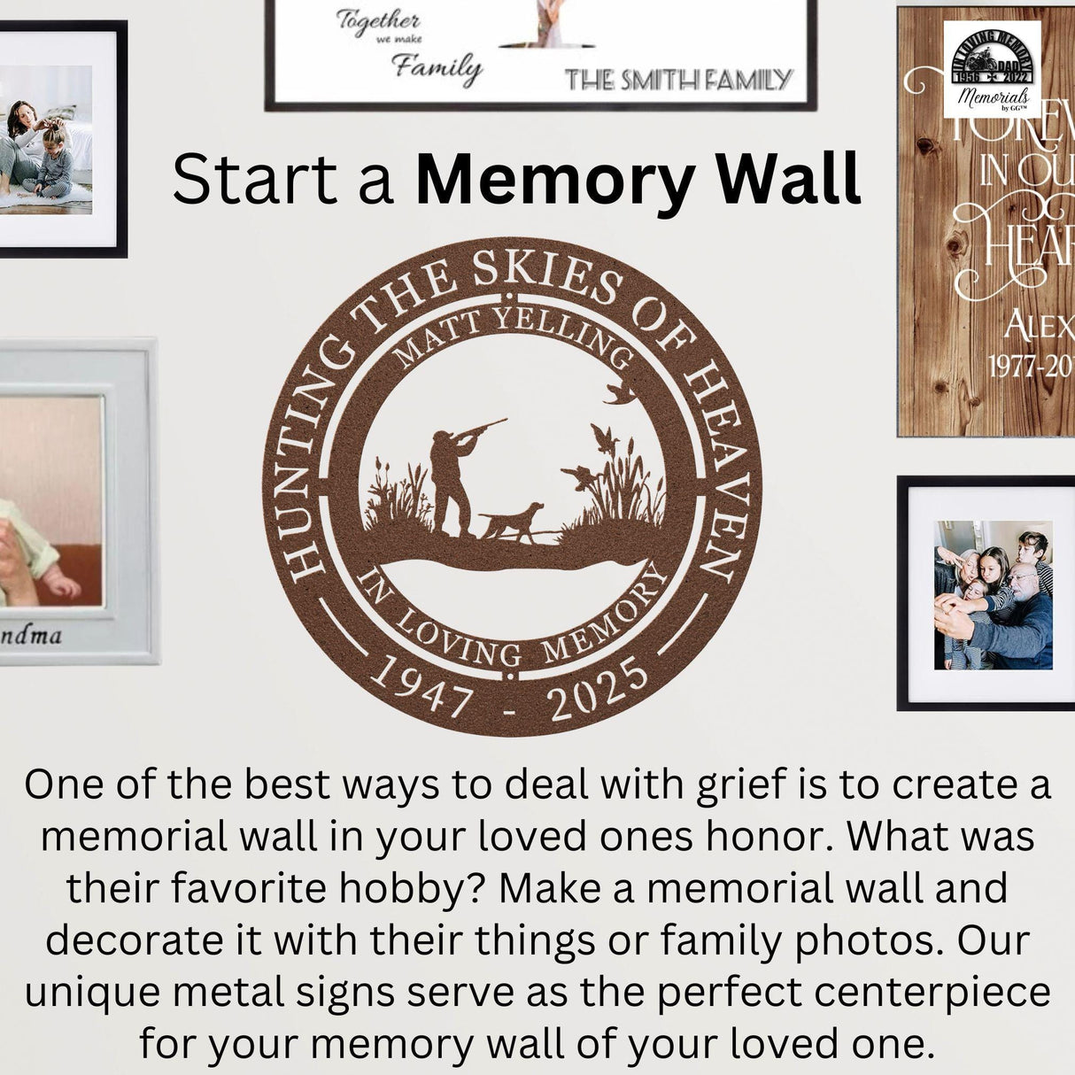 Custom Remembrance Decor Outdoor Indoor Weatherproof Decorations