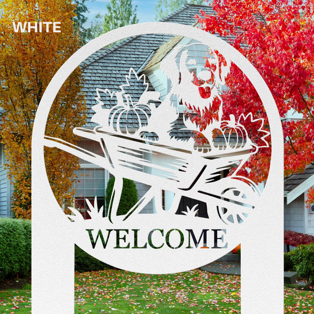 Welcome Sign Yard