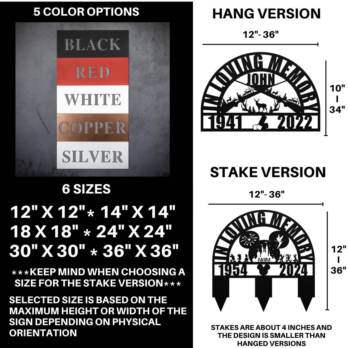 Create Your Own Custom Memorial Sign