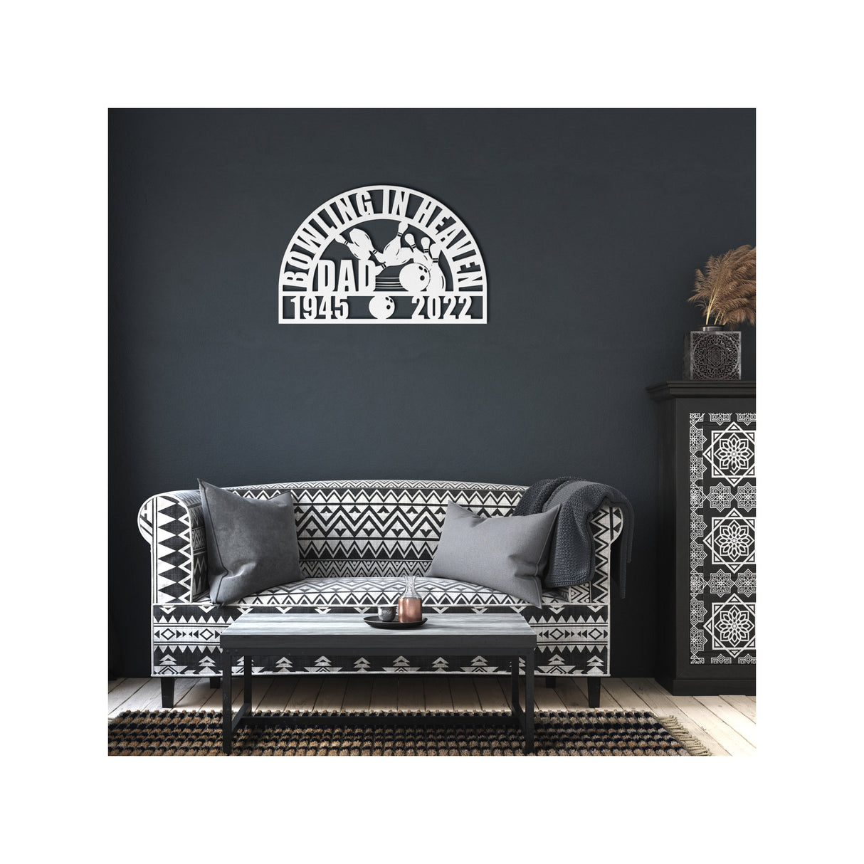 Bowling Memorial Remembrance Gifts for Loss , Dad Bereavement Gift, Bowling in Heaven Memorial Gifts, In Loving Memory Father, RIP Dad