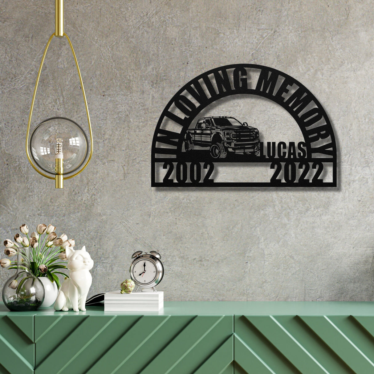 Pickup Truck Sympathy Gift Loss of Father Gift, Dad Bereavement Gift, Sympathy Gift, Memorial Gift, In Loving Memory, Brother Grave Memorial