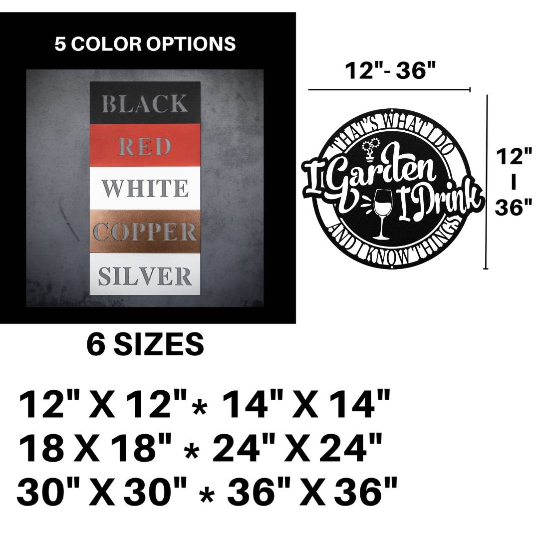 Funny Grammy Garden Sign | Garden Metal Sign Decorations | Grandma Garden Sign Funny | Wine Sign Outdoor Decor | Outdoor Signs for Garden