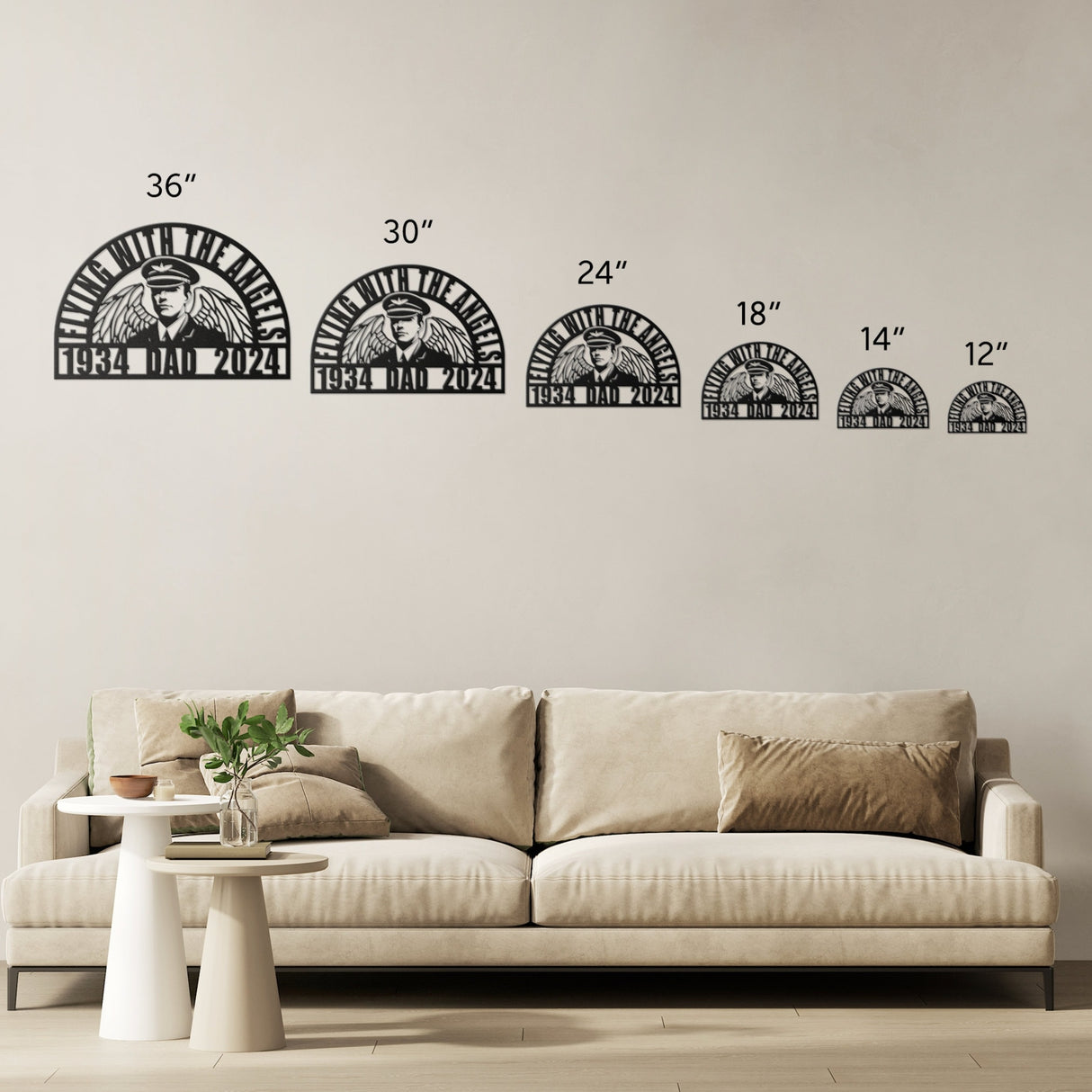 Airplane Pilot Memorial Gift Idea | Personalized Temporary Headstone Grave Marker | Sympathy Gift for Loss of Dad Commercial Pilot Captain