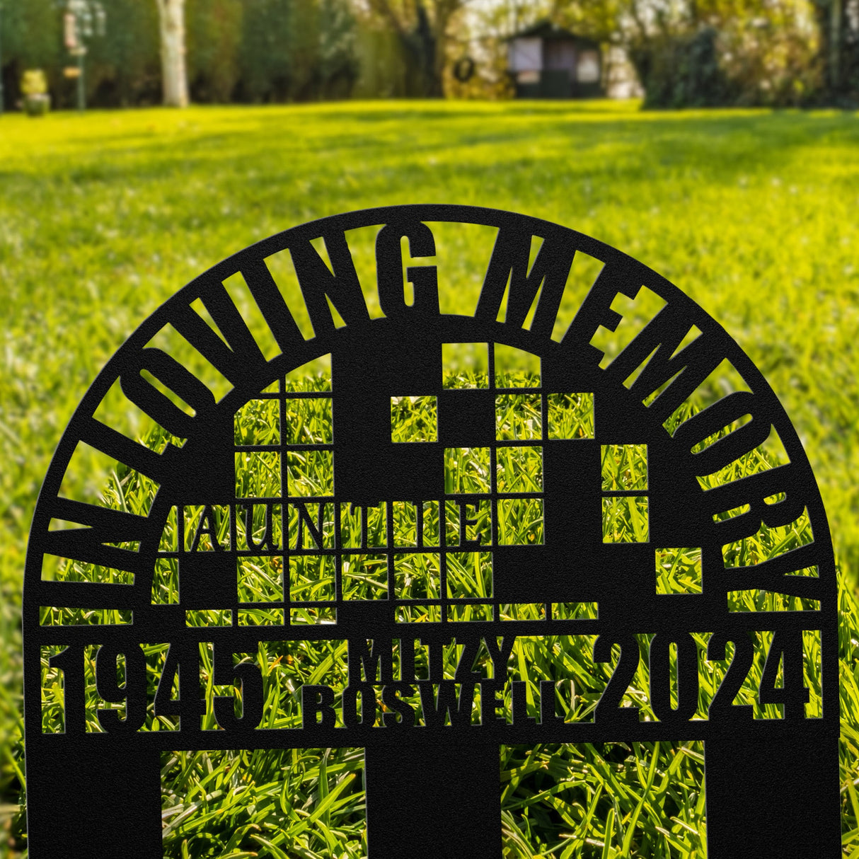 Unique Crossword Puzzle Memorial for Grandma - Personalized In Loving Memory Wall Sign Remembrance Sympathy Gift for Loss of Loved One