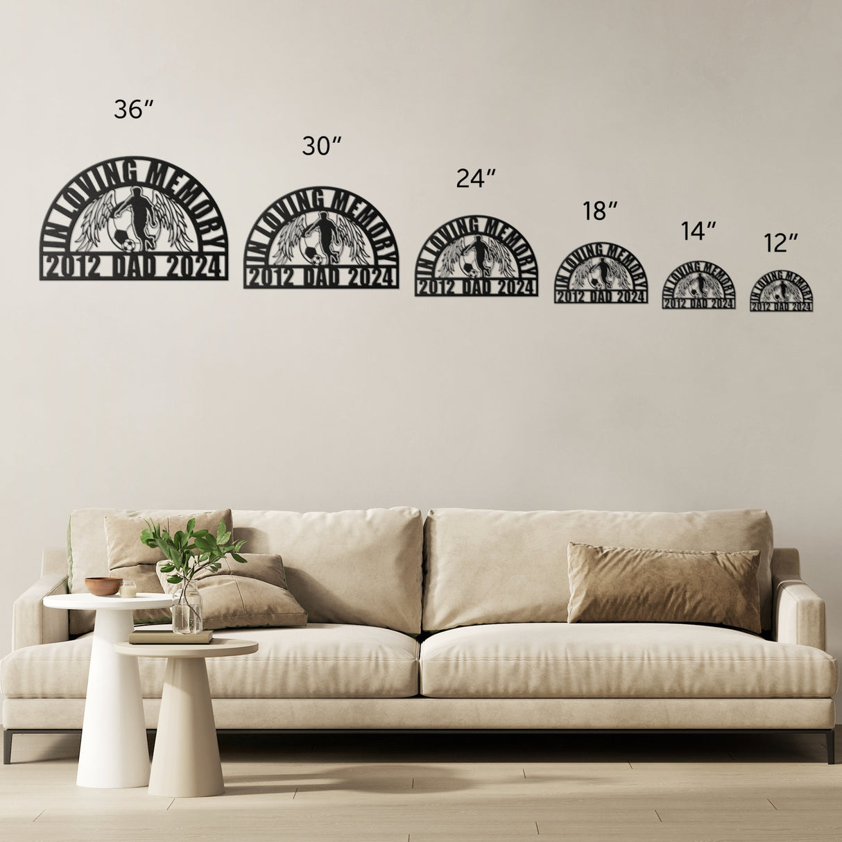 Personalized Soccer Memorial Gift for Soccer Player Remembrance