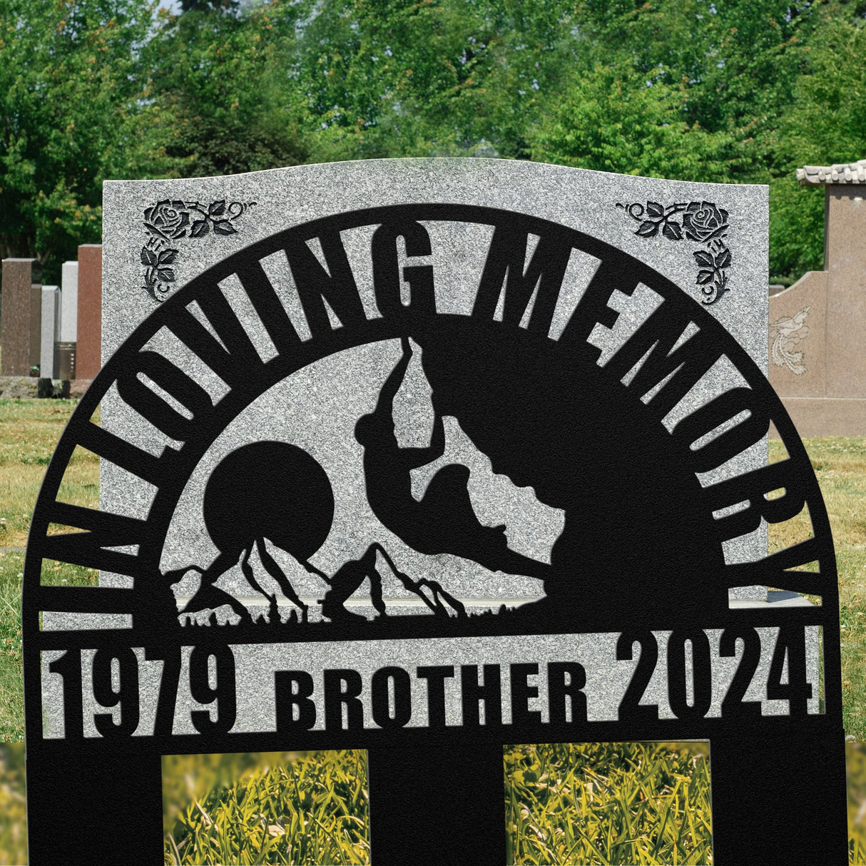 Unique Rock Climbing Memorial Gift for Rock Climber Outdoorsman - Personalized In Loving Memory Wall Sign Nature Remembrance Sympathy Gift