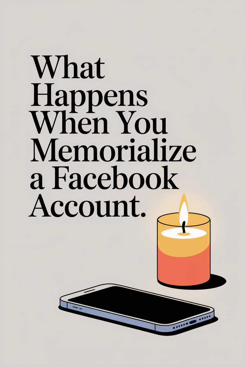 What Happens When You Memorialize a Facebook Account