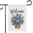 Hydrangea Welcome Garden Flag – 12x18 Inch, Double-Sided Outdoor Yard Decor for Spring & Summer