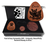 Pet Memorial Gift for Loss of Dog Wind Chimes | Custom Pet Loss Portraits from Photo