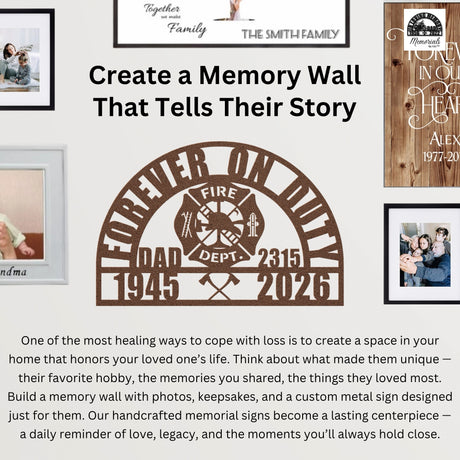 Firefighter Memorial Remembrance Gift