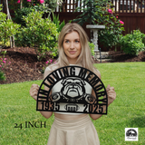 Georgia Bulldogs Memorial Sign Football Remembrance